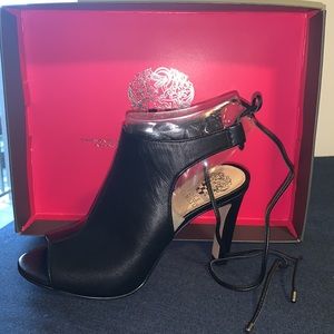 New Lace Up Heel with peep toe